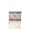 Laddha Home Designs Boho Chindi Textured Geometric Woven Cotton Wall Hanging Tapestry 35" x 19.5"
